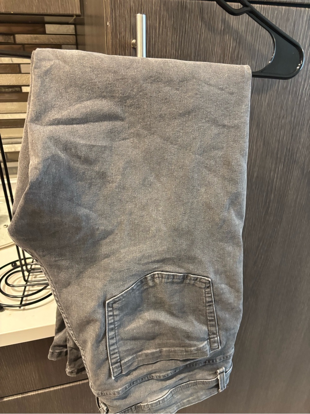 Men's Gray Bootcut Jeans